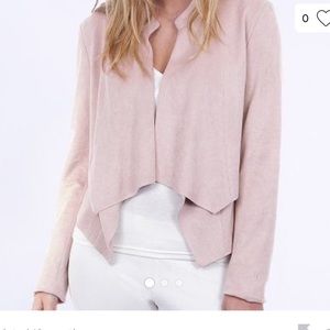 Blush Vegan Suede Jacket